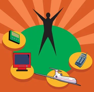Technology Illustrazione stock