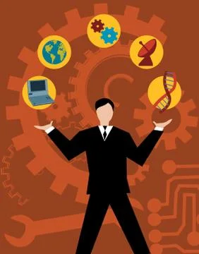 Technology Illustrazione stock