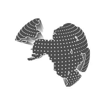 Technology image of globe イラスト素材