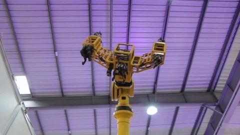 Technology Industrial Robot Arm Stock Footage 102907586