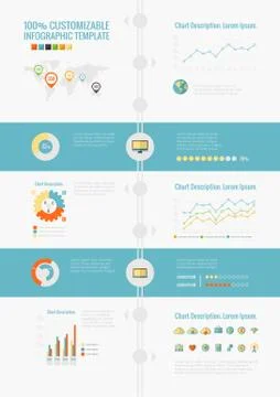Technology Infographic Elements イラスト素材