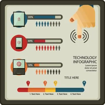 Technology Infographic Stock Illustration