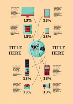 Technology Infographic イラスト素材