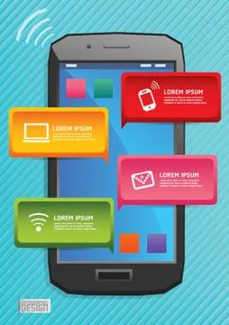 Technology Infographic Stock Illustration