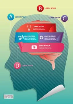 Technology Infographic Illustrazione stock