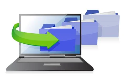 Technology information accessibility Stock Illustration