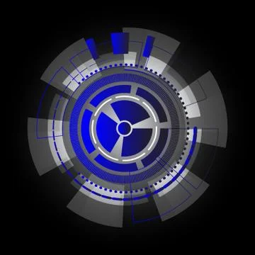 Technology information gears abstract background Stock Illustration