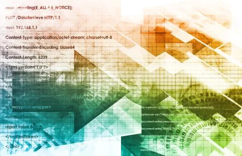 Technology Infrastructure Stock Illustration