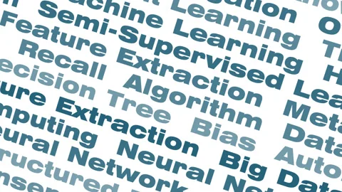 Technology inspires ai innovation caution meets creativity on white backdrop Stock Footage 268259758