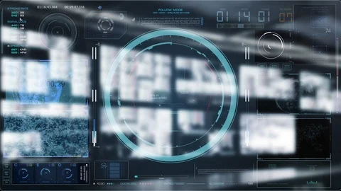 Technology Interaction. Digital background concept Stock Footage 88504404