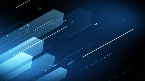 Technology interface background. Abstract computer code motion. Video stock 136560274