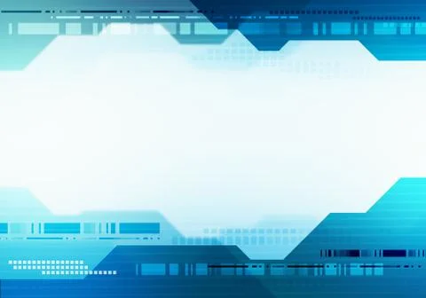 Technology interface banner concept witn place for text 스톡 일러스트