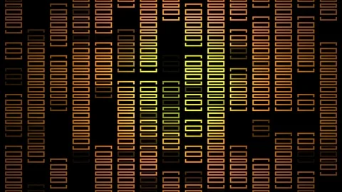 Technology Interface Computer Data Digital Screen. Stock Footage 87448097