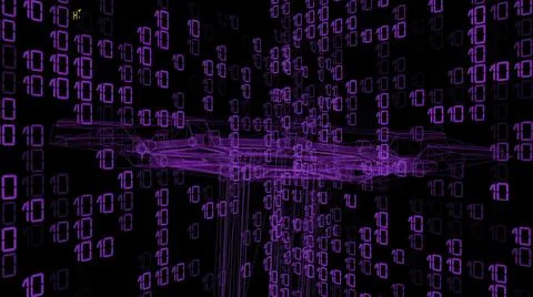 Technology Interface Computer Data Digital Screen. 스톡 일러스트