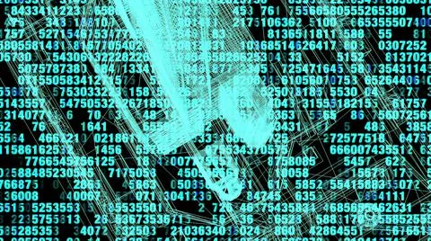 Technology Interface Computer Data Digital Screen Illustrazione stock