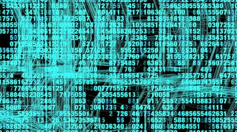 Technology Interface Computer Data Digital Screen Illustrazione stock