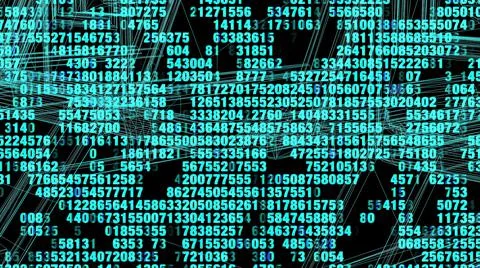 Technology Interface Computer Data Digital Screen Stock Illustration