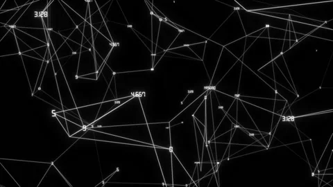 Technology Interface - Computer Data Screen Display Animation.Seamless loop. Stock Footage 97776783