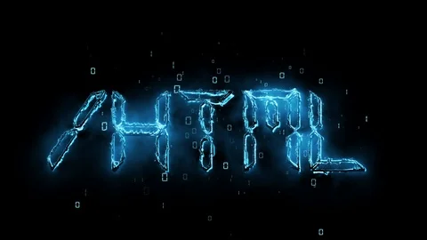 Technology Interface - Computer Data Screen Display Animation Stock Footage 104265396