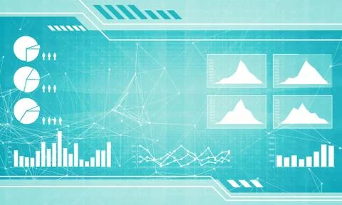 Technology interface concept Illustrazione stock