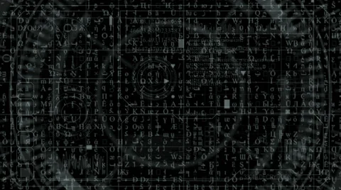 Technology interface gray target zoom in. 動画素材 63218607