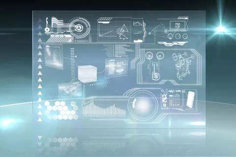 Technology interface Illustrazione stock