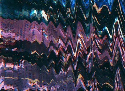 Technology interference Transmission glitch Foto stock