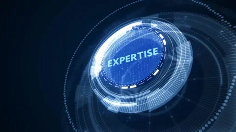 Technology, Internet and network concept. virtual button. Expertise business  库存影片 160189377