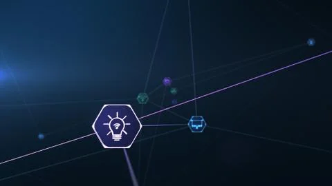 Technology Internet of things ( IOT )concept. Stock-Illustration