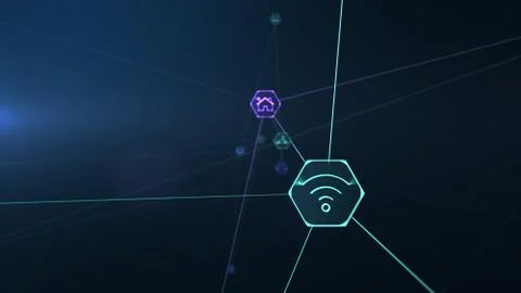 Technology Internet of things ( IOT )concept. Stock-Illustration