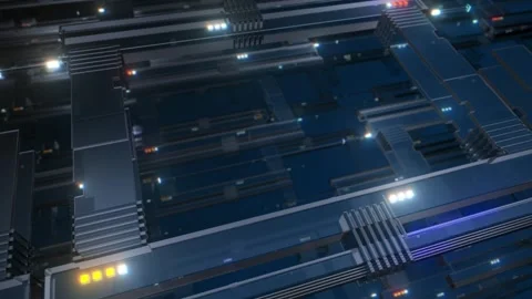 Technology Intro Background 4k 스톡 동영상 289506932