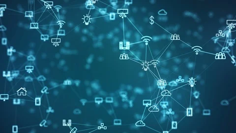 Technology iot concept 5 Stock Footage 105163867