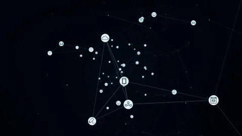 Technology iot concept. Stock Illustration