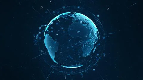 Technology iot concept. Stock Illustration