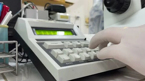 Technology laboratory testing. Stock Footage 212580901