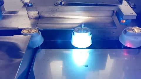 Technology laser cap 1 Stock Footage 327944023