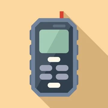 Technology laser meter icon flat vector. Scanner tool Illustrazione stock