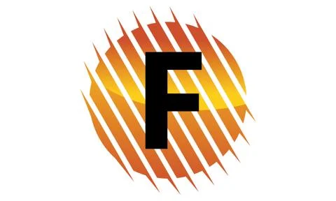 Technology Letter F Stock-Illustration