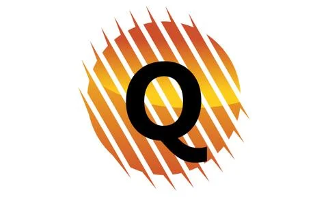 Technology Letter Q Stock-Illustration
