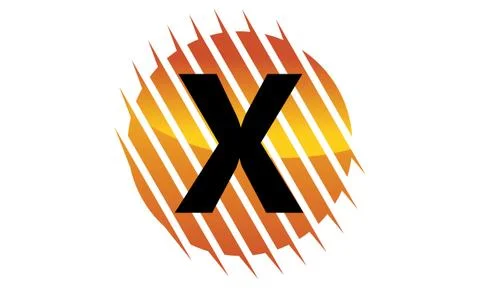 Technology Letter X Stock-Illustration