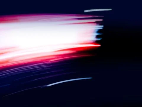 Technology light stripes moving blurred background with copy space. Abstract  Stock Photos