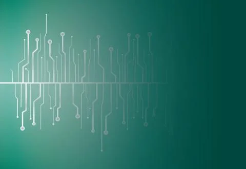 Technology line symbol abstract background Stock-Illustration