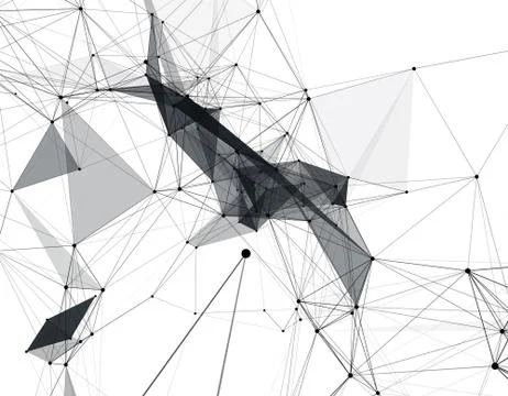 Technology line texture, internet data transmission Stock Illustration