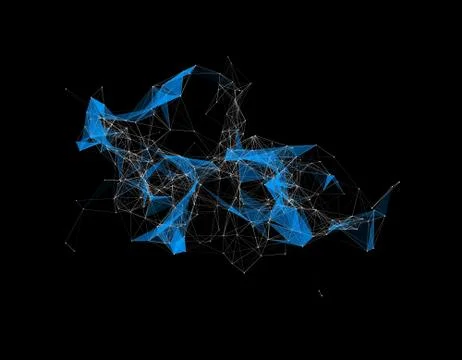 Technology line texture, internet data transmission イラスト素材