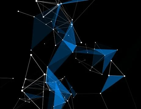 Technology line texture, internet data transmission Stock Illustration