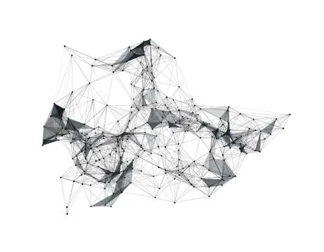 Technology line texture, internet data transmission イラスト素材