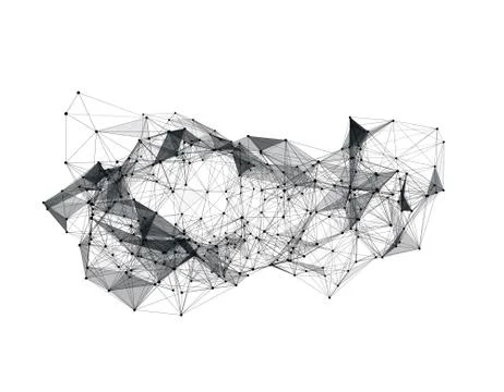 Technology line texture, internet data transmission Stock Illustration