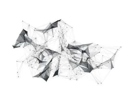 Technology line texture, internet data transmission Stock Illustration