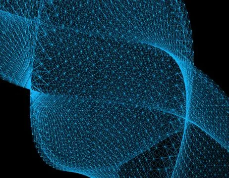 Technology line texture, internet data transmission Illustrazione stock