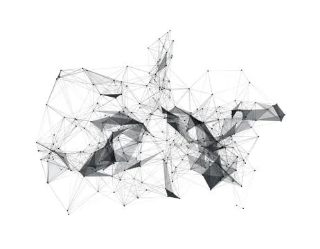 Technology line texture, internet data transmission Stock Illustration